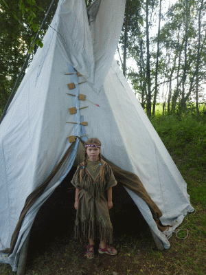 Indiánské tee-pee Indiánské tee-pee